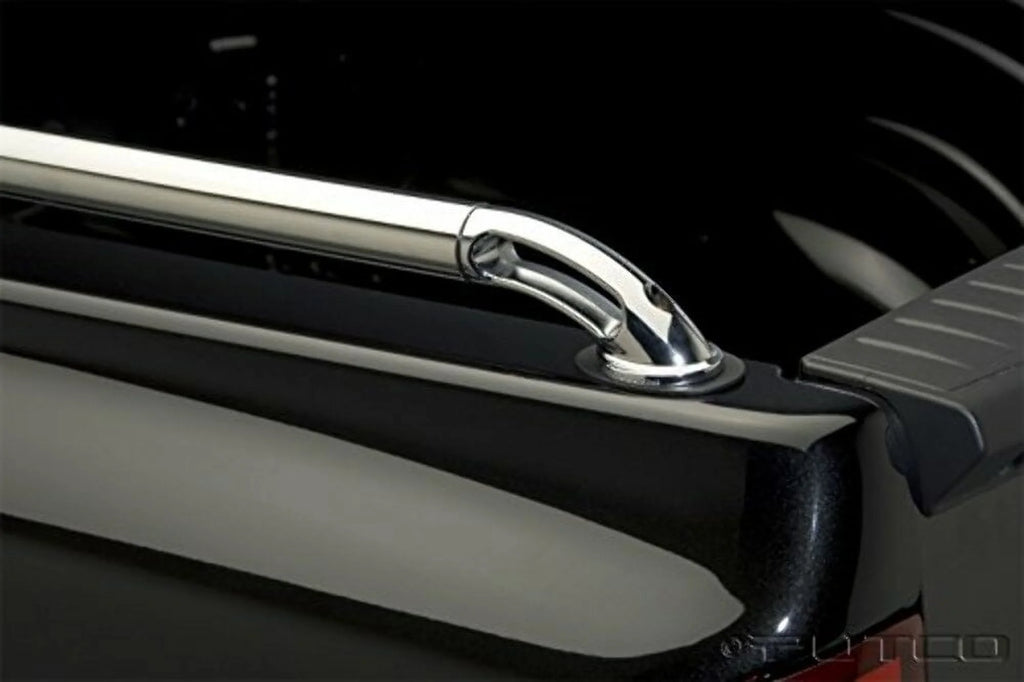 Stainless Steel Side Bed Rail with Black Nylon Casting, Pair I221317