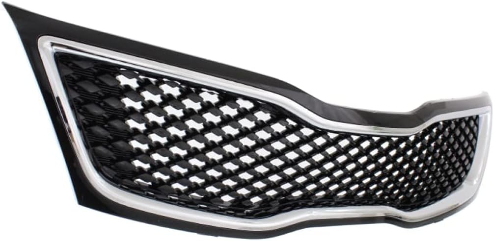 Black Grille Assembly with Chrome Molding O14423