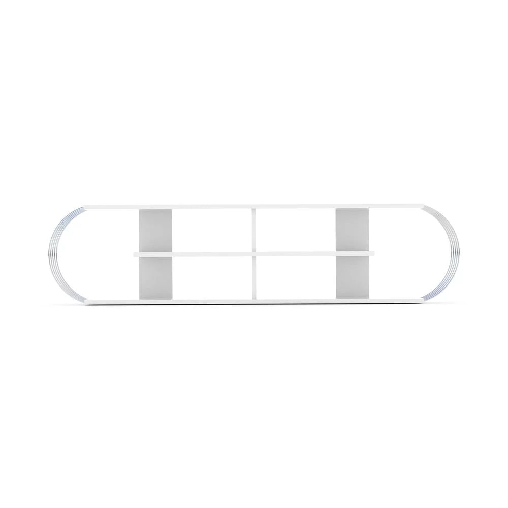 White Chrome Tv Unit K8394