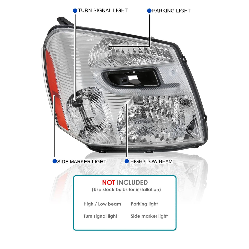 Clear Headlights Pair Assembly I57157