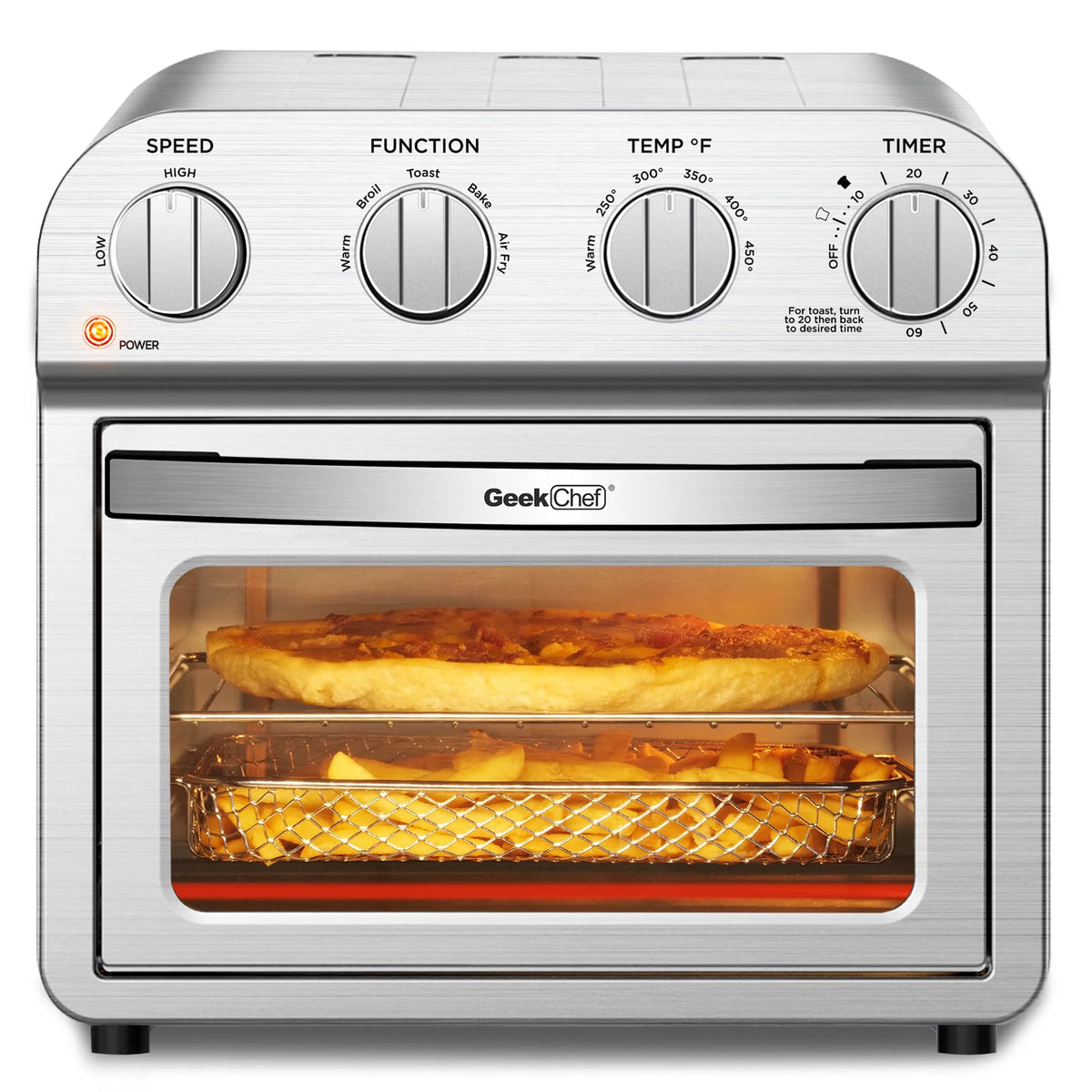 10.6QT Air Fryer Oven Combo X33678