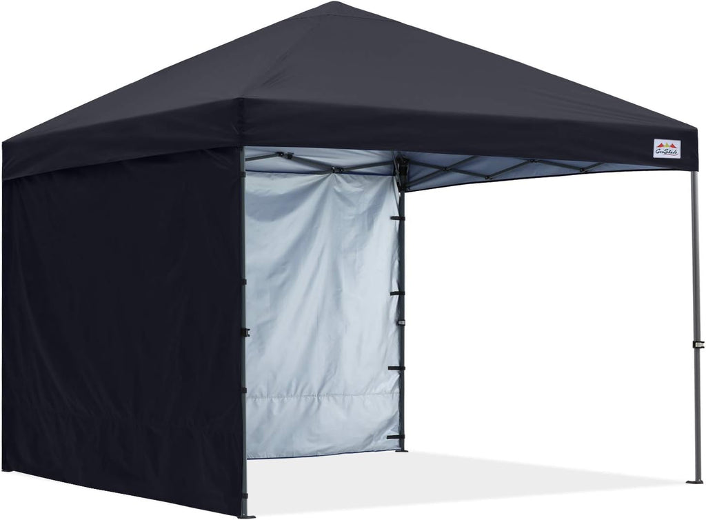 Pop Up Canopy Tent 8x8Ft with 2 Removable Sunwalls Wheeled Carry Bag Royal Blue C7316