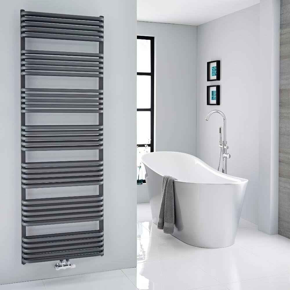 Anthracite Hydronic Towel Warmer W833374
