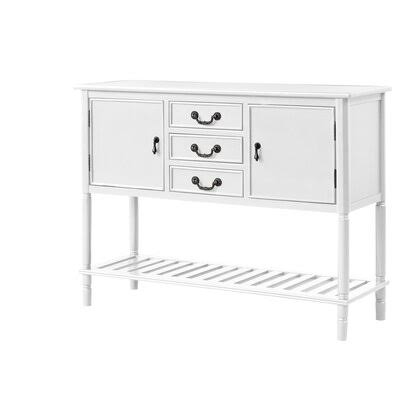White 3 Drawers Console Table B3108
