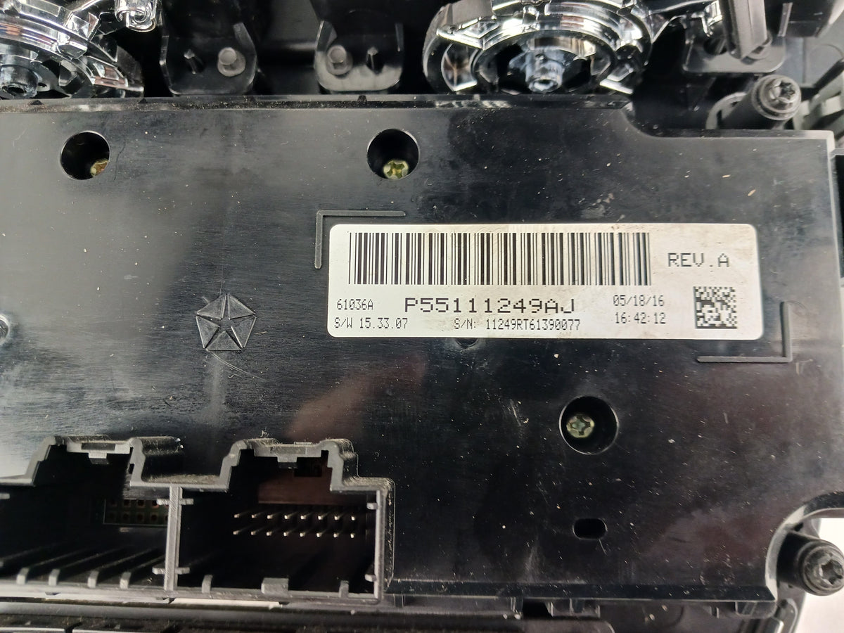Pre-Owned Dodge Caravan HVAC Temperature Control Panel B88590