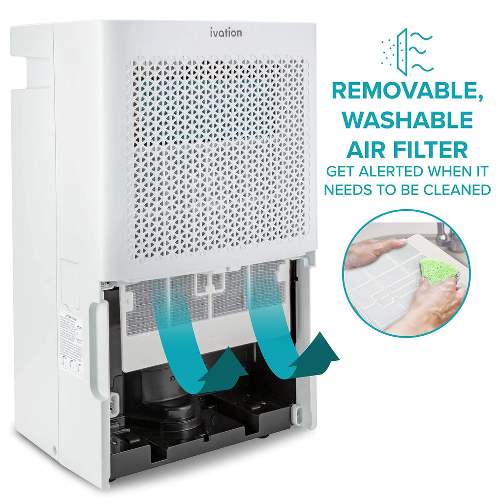 50 Pint Dehumidifier with Pump and Drain Hose W6486