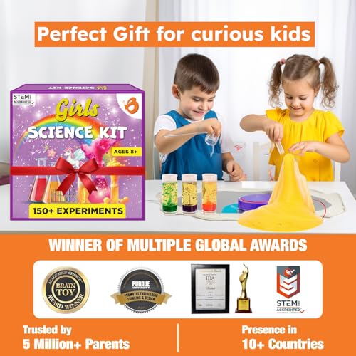 150+ Science Experiments Kit for Kids Age 8-14 R415