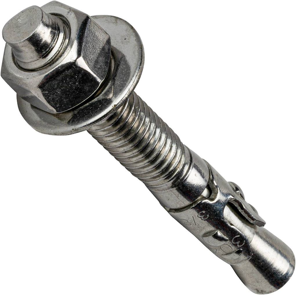 1/4x22 x 2-1/4x22 Wedge Anchors Stainless Steel 304 Qty 100 J25731
