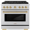 36 5.2 cu. ft. Gas Range with Convection Gas Oven in Stainless Steel Z5164