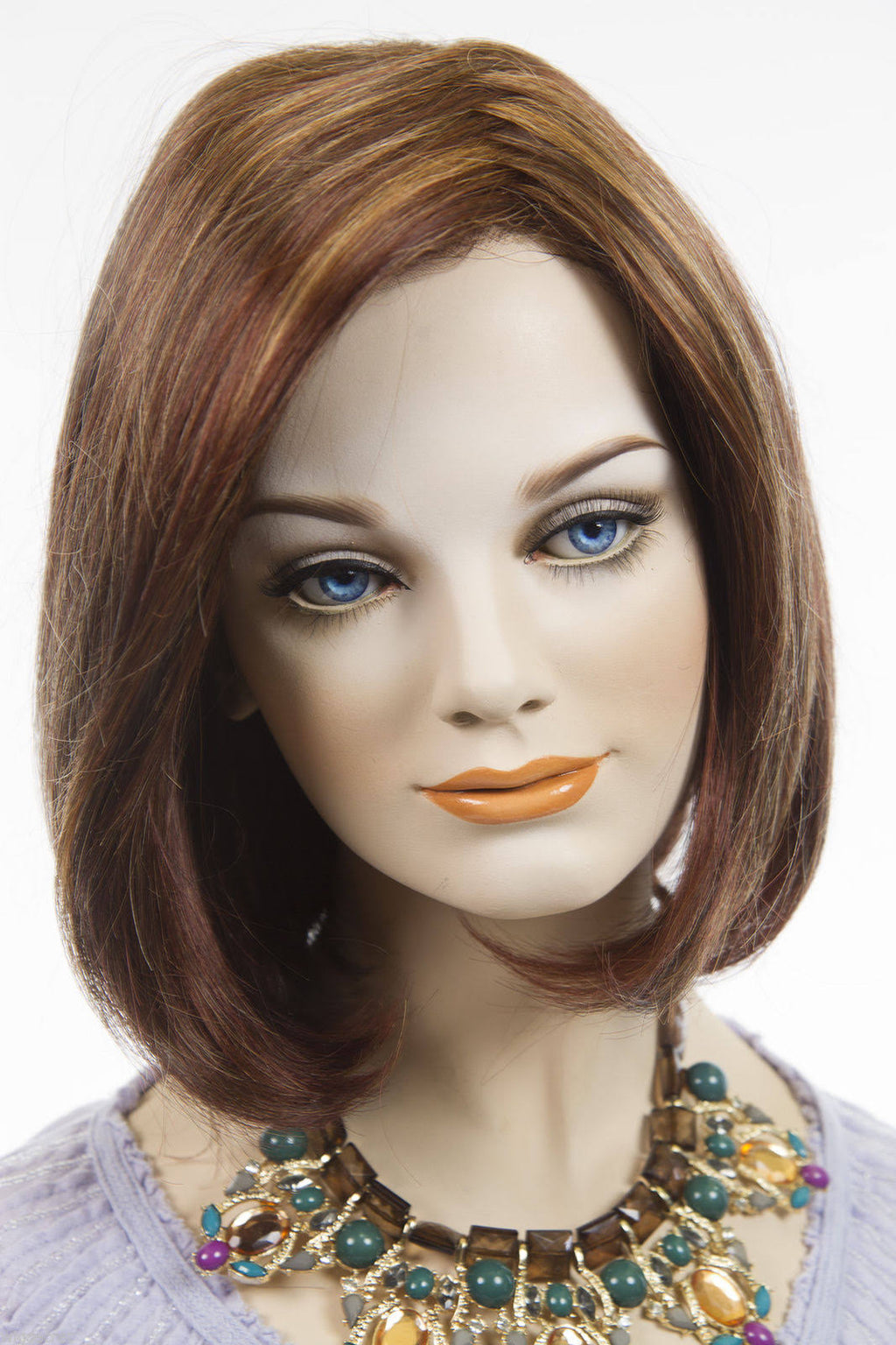 Medium Lace Front Straight Wigs Q57998