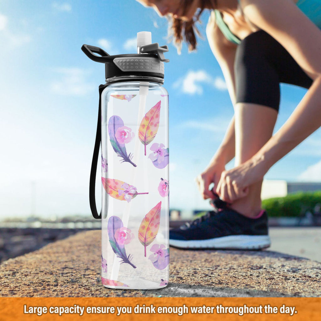 32oz Tritan Leakproof Water Bottle with Straw B711540