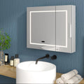 White LED Bathroom Mirror Cabinet K1487