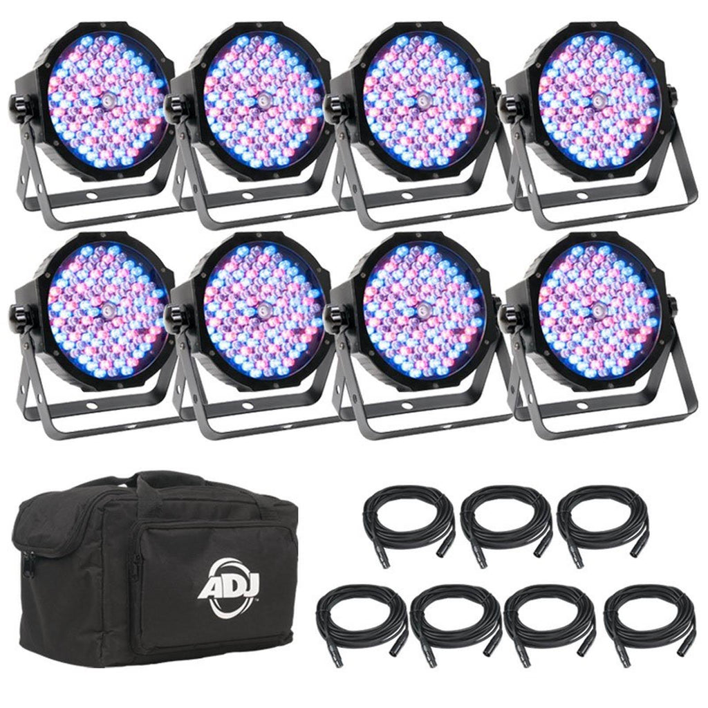 Mega Flat Pak 8 LED Par Light System H492