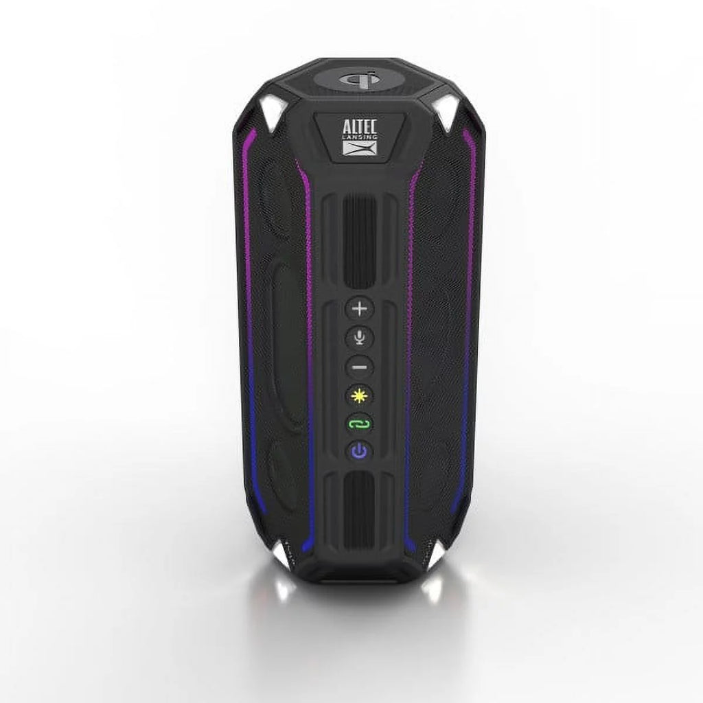 Everythingproof Portable Bluetooth Speaker with LED Lights, Black M615