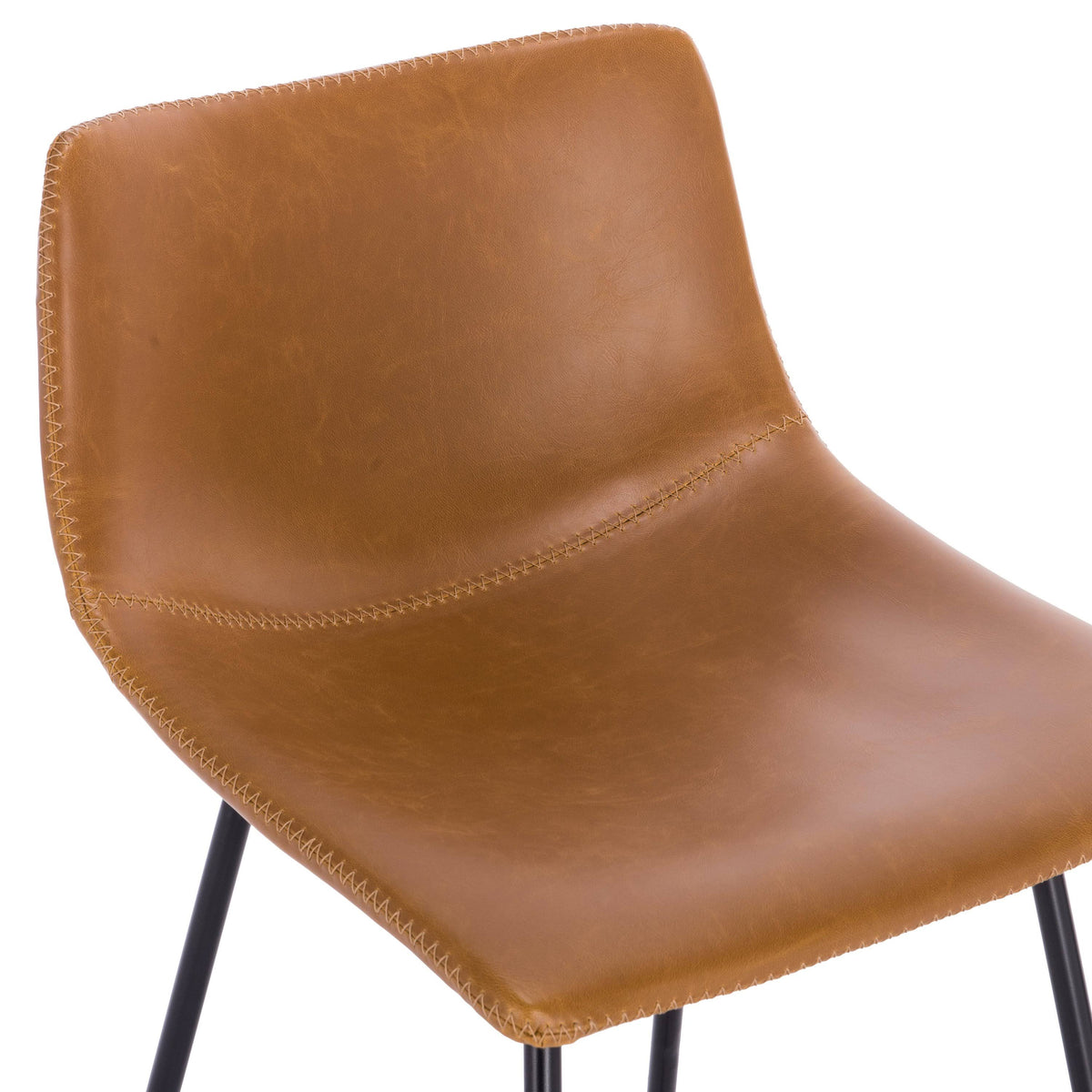 Brown Poly & Bark Counter Stool Set of 3 S3310