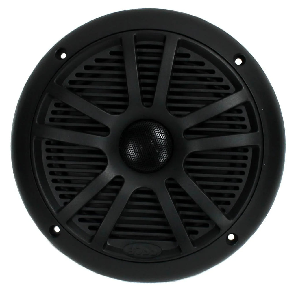 6.5 Inch Black Marine Audio Speakers (6 Pack) E943