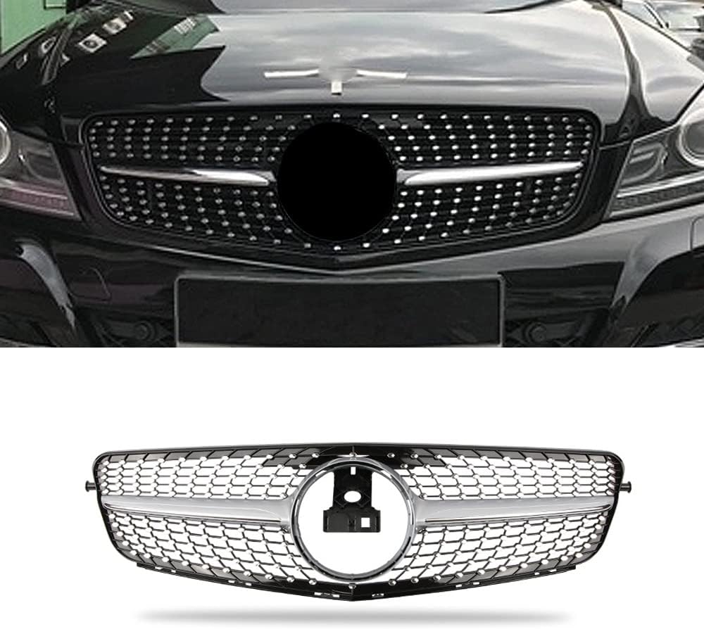 Chrome Frame Front Grille for 2008-2014 C-Class L37122