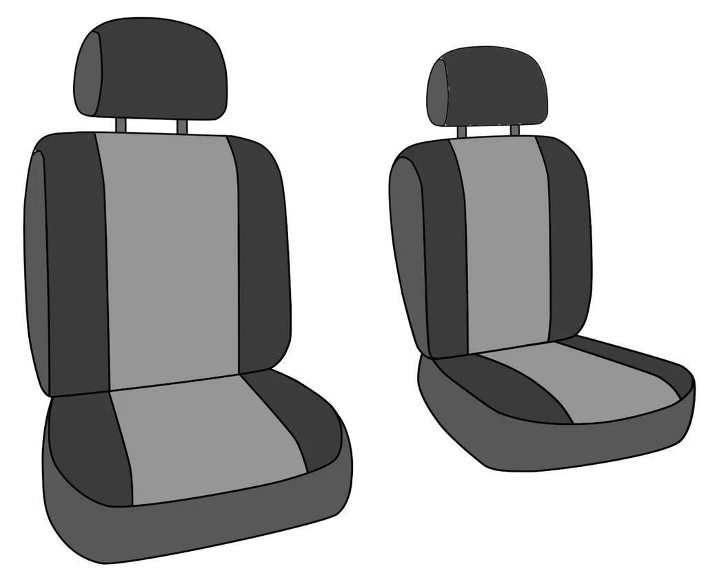 Beige Insert with Black Trim Seat Covers L283
