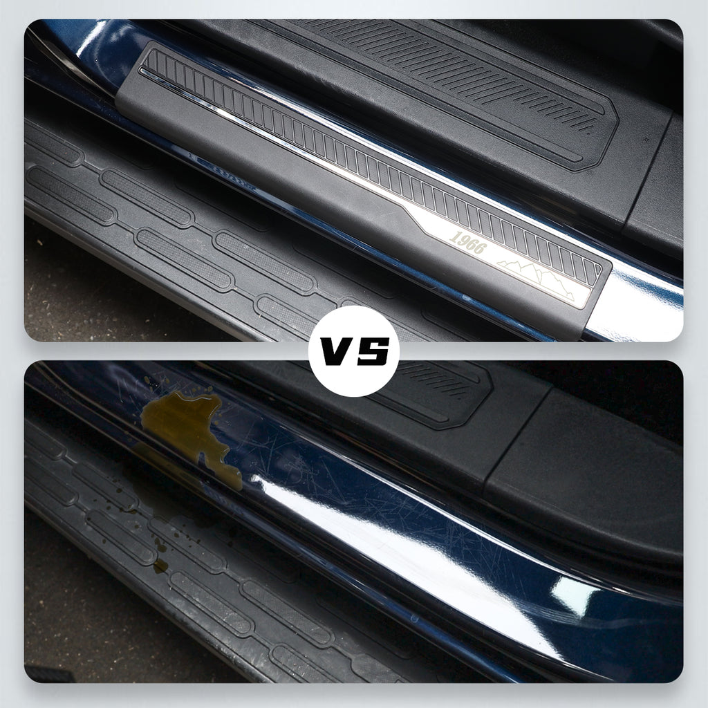 Door Sill Guards Car Door Sill Edge Protector Entry Guards Trim Threshold Protector O528723