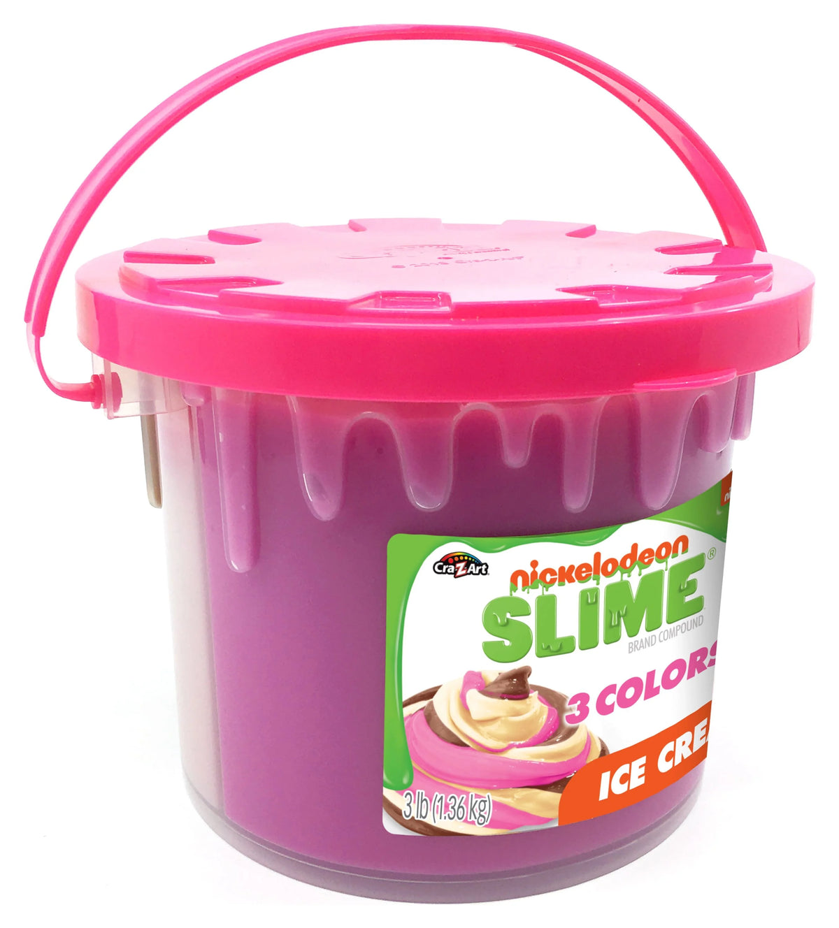 Slime Bucket 3-in-1 Ice Cream Colors, 3 lbs. C3403