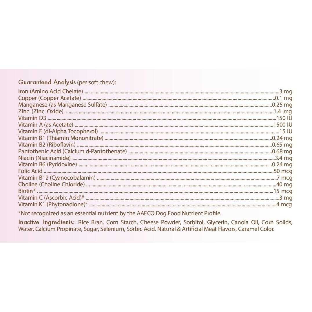 Multi-Vitamin Soft Chew Dog Supplement G349863