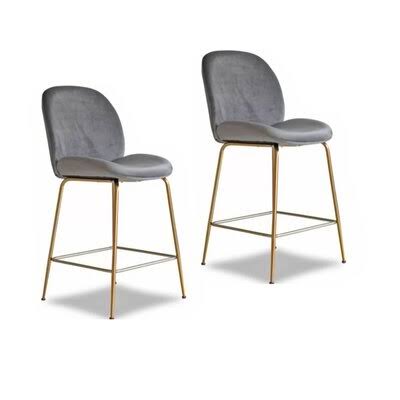 Gray Counter Stool Q780698
