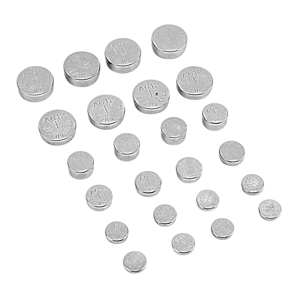 Button Cell Battery Assortment, 24 Piece Y921