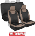 Gray Waterproof Neoprene Car Seat Covers, Full Set, Pack of 2 B5899