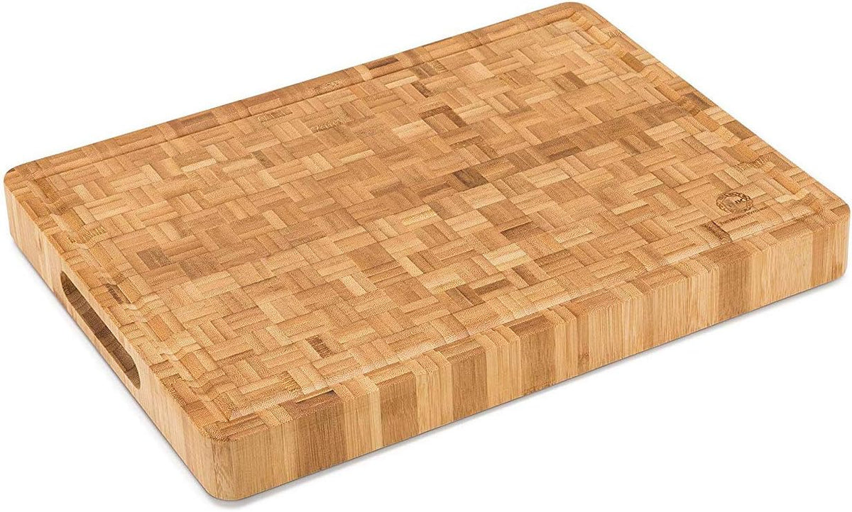 End Grain Bamboo Cutting Board, Extra Large, Pack of 2 A66831