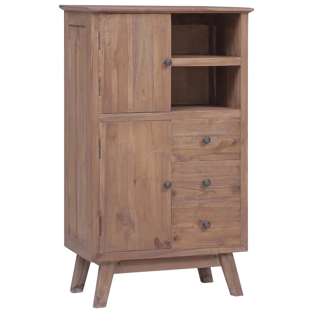 Solid Teak Wood Highboard Q193