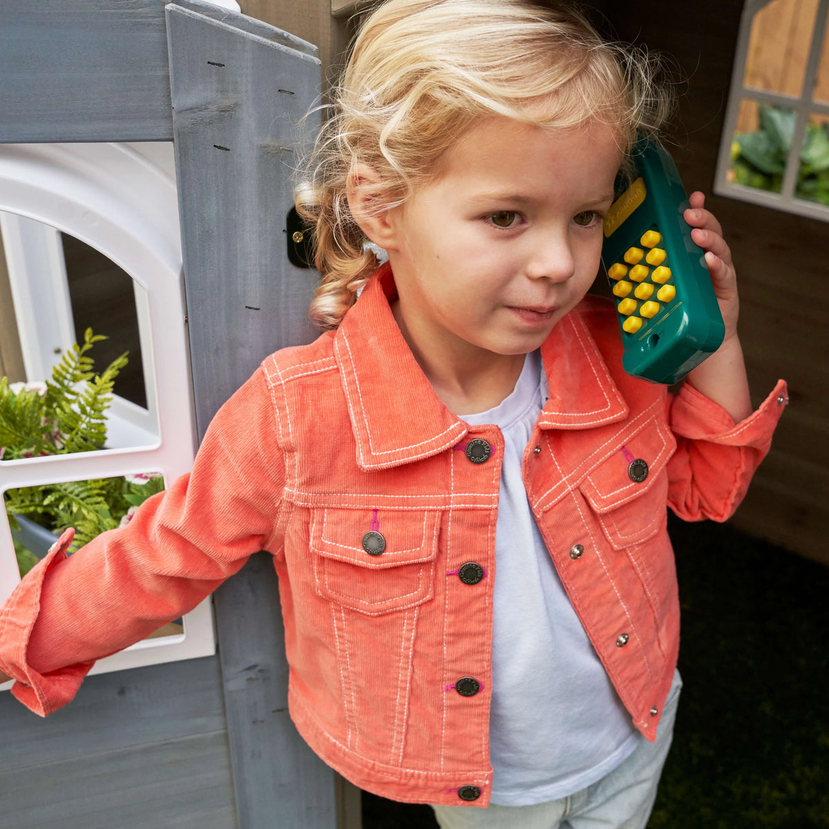 Wooden Outdoor Playhouse with Kitchen G2564
