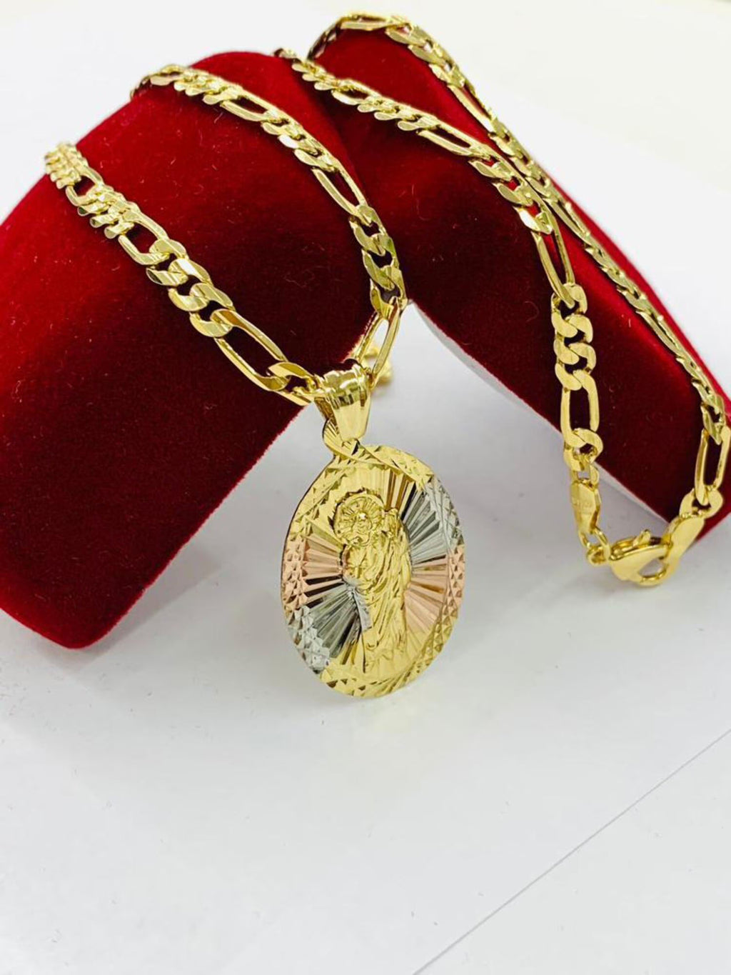 20" Gold Filled Saint Jude Pendant Necklace Z862392
