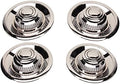 Chrome Derby Shorty Rally Wheel Hub Caps, Set of 4 V680