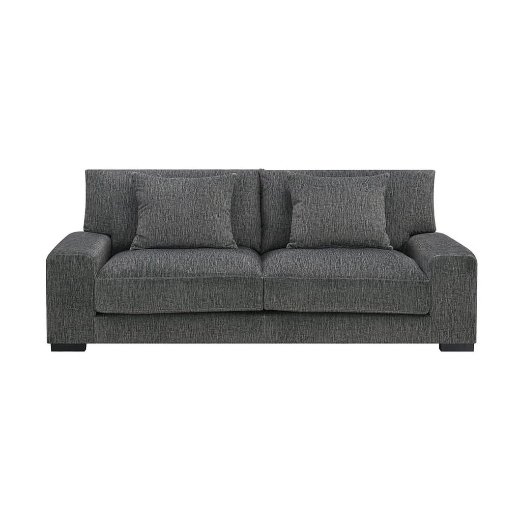 Gray Microfiber Sofa P391353