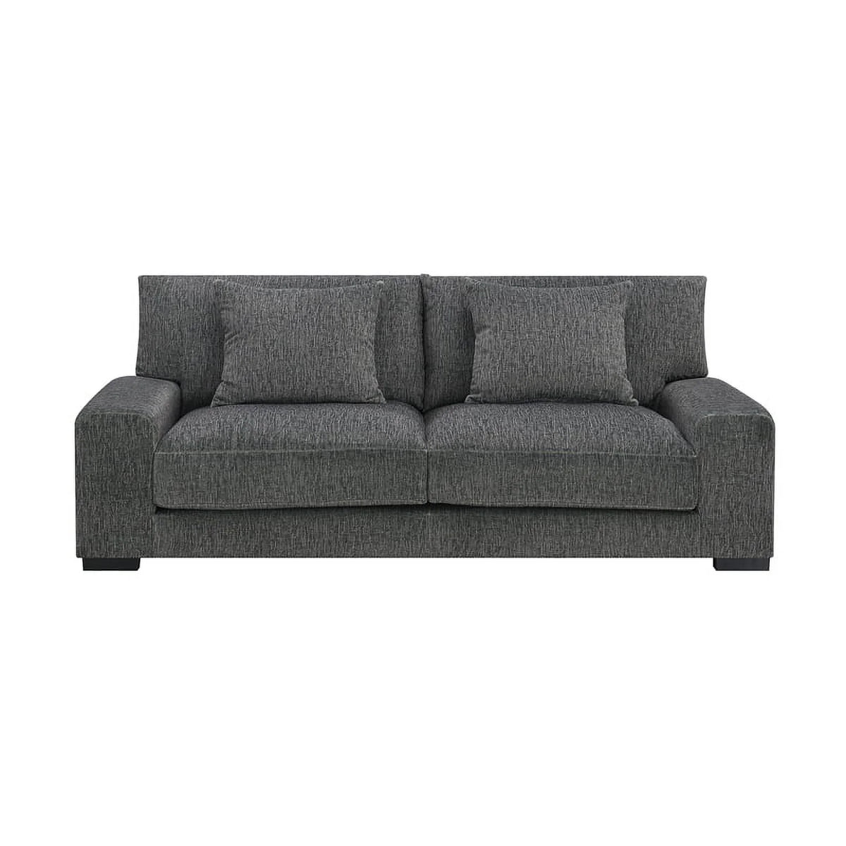 Gray Microfiber Sofa P391353