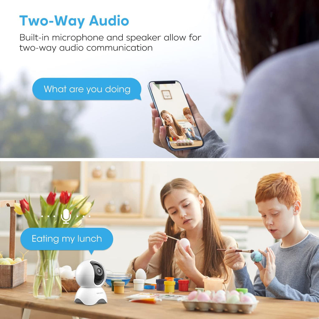 5MP Security Camera with Night Vision, 2-Way Audio, Pack of 2 K642