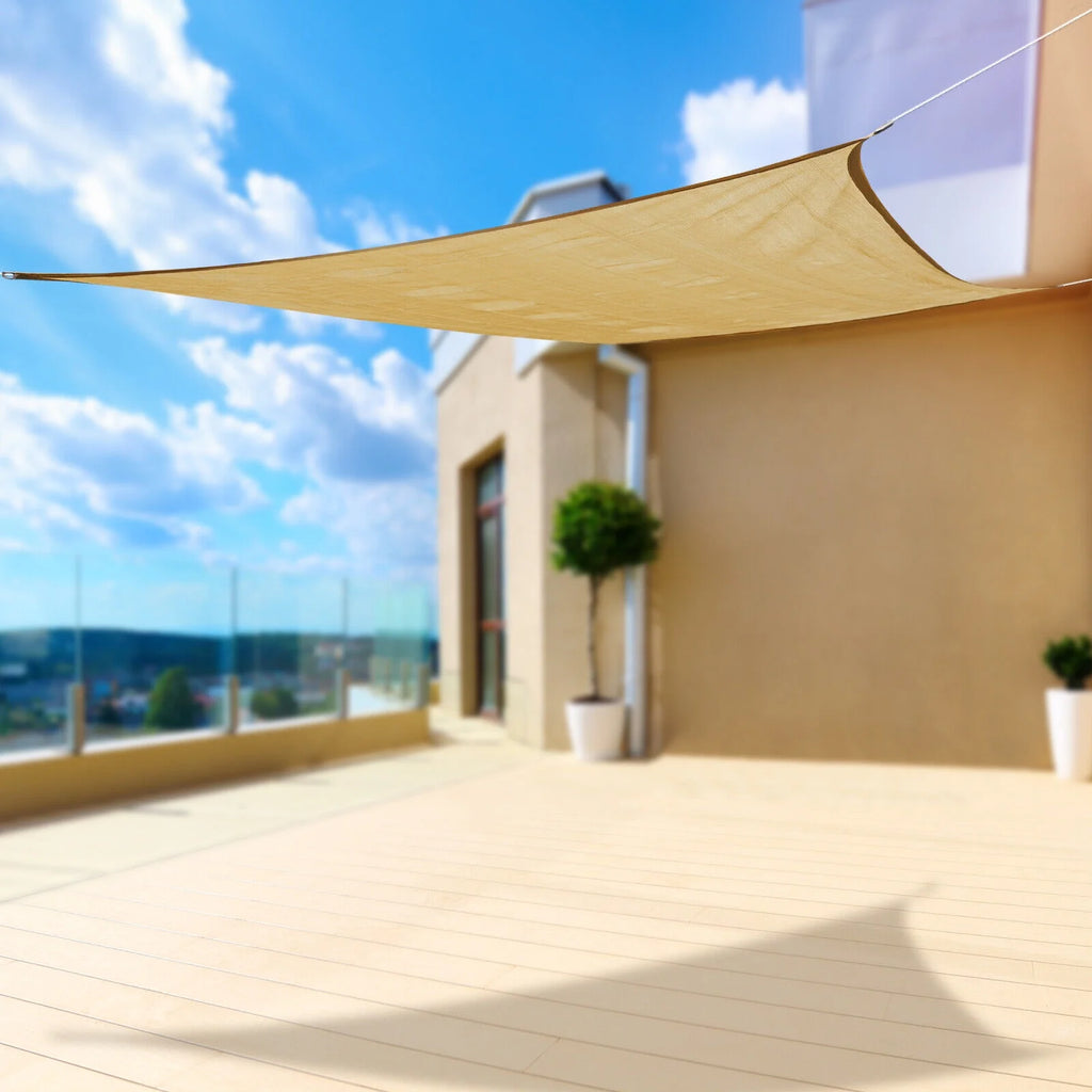 12ft x 16ft Sun Shade Net Mesh Tarp with Grommets F121381