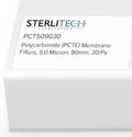 5.0 Micron Polycarbonate Membrane Filters 90mm, 30/pk P1932