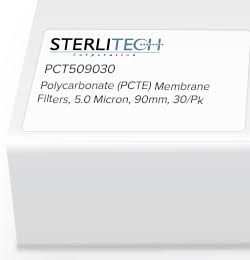 5.0 Micron Polycarbonate Membrane Filters 90mm, 30/pk P1932