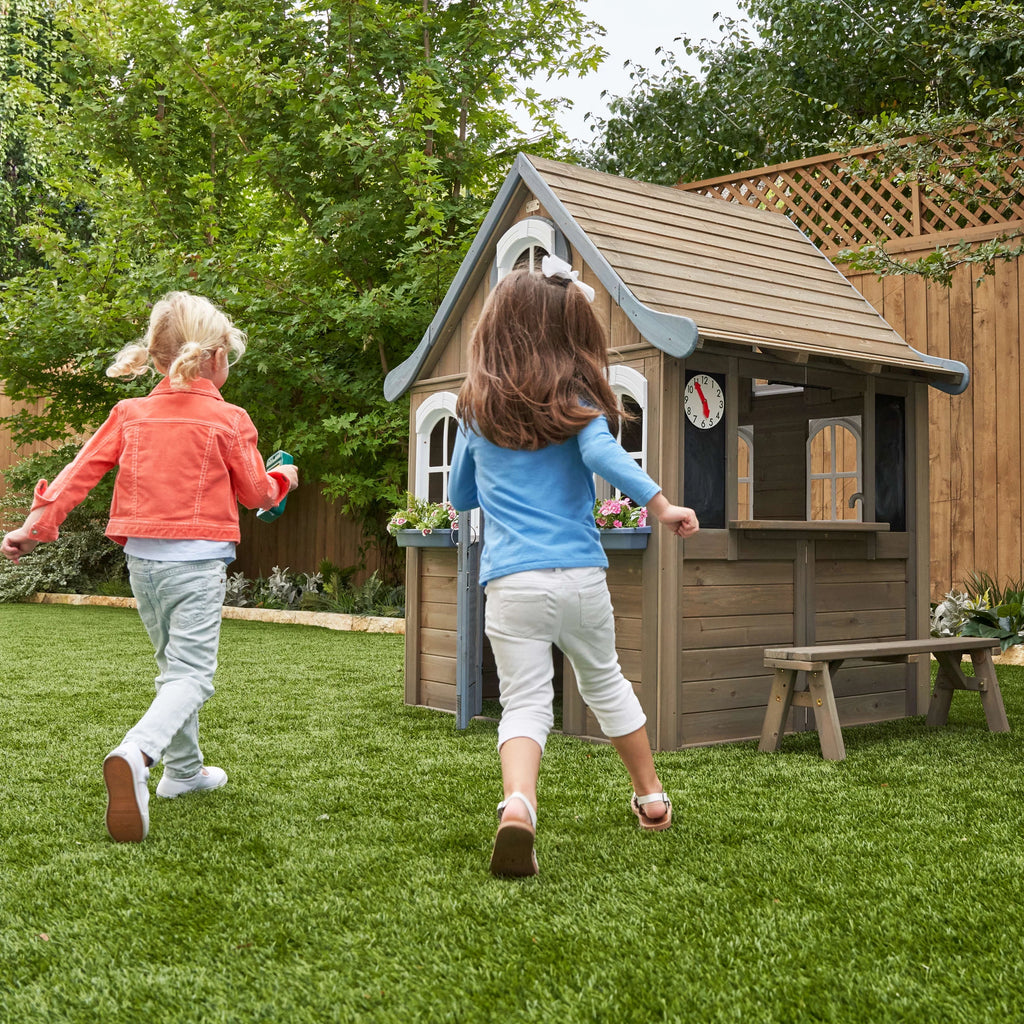 Wooden Outdoor Playhouse with Kitchen G2564