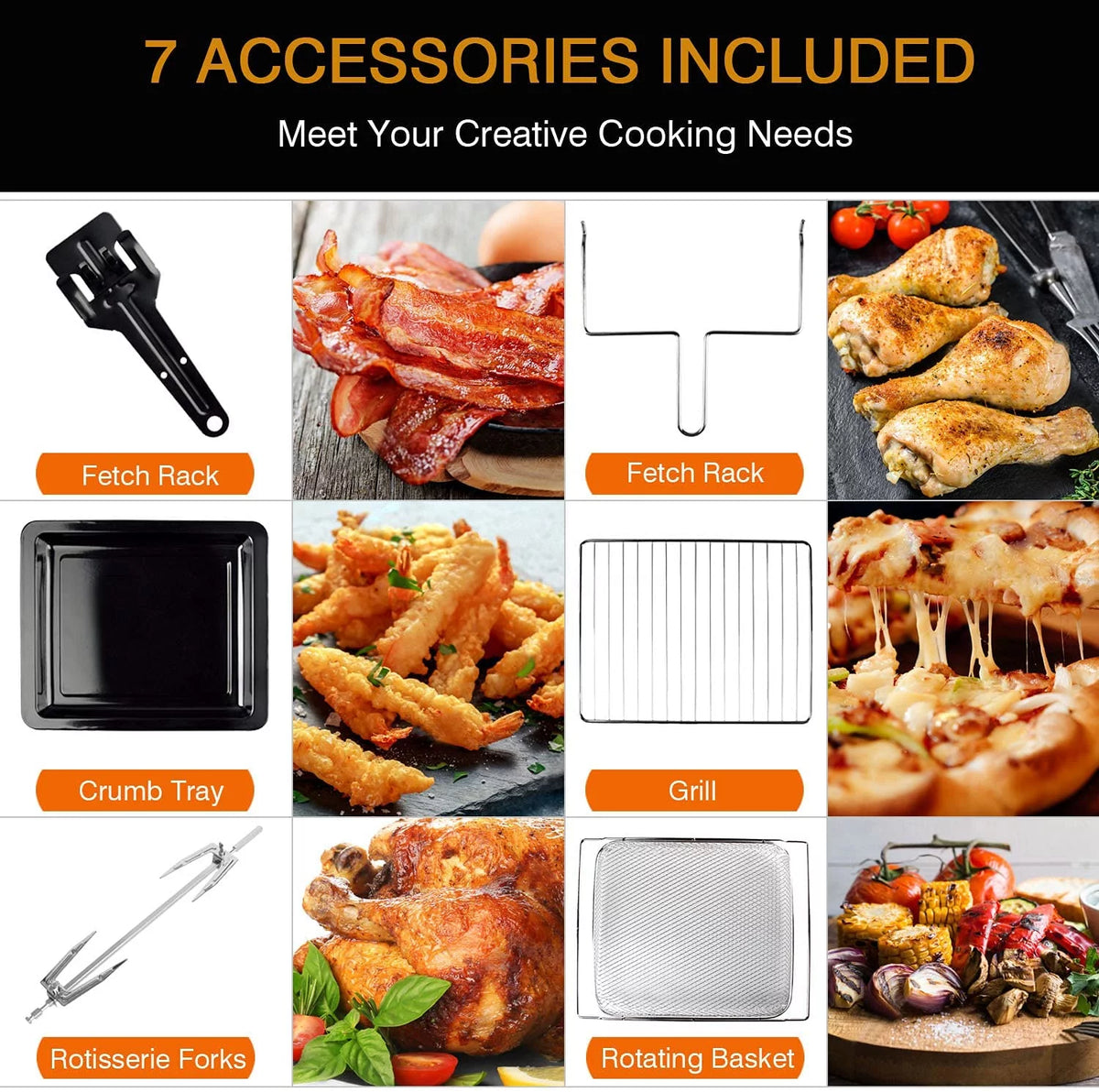 26QT Air Fryer Oven D8257
