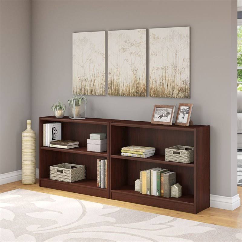 2 Shelf Bookcase in Vogue Cherry (Set of 2) T6097