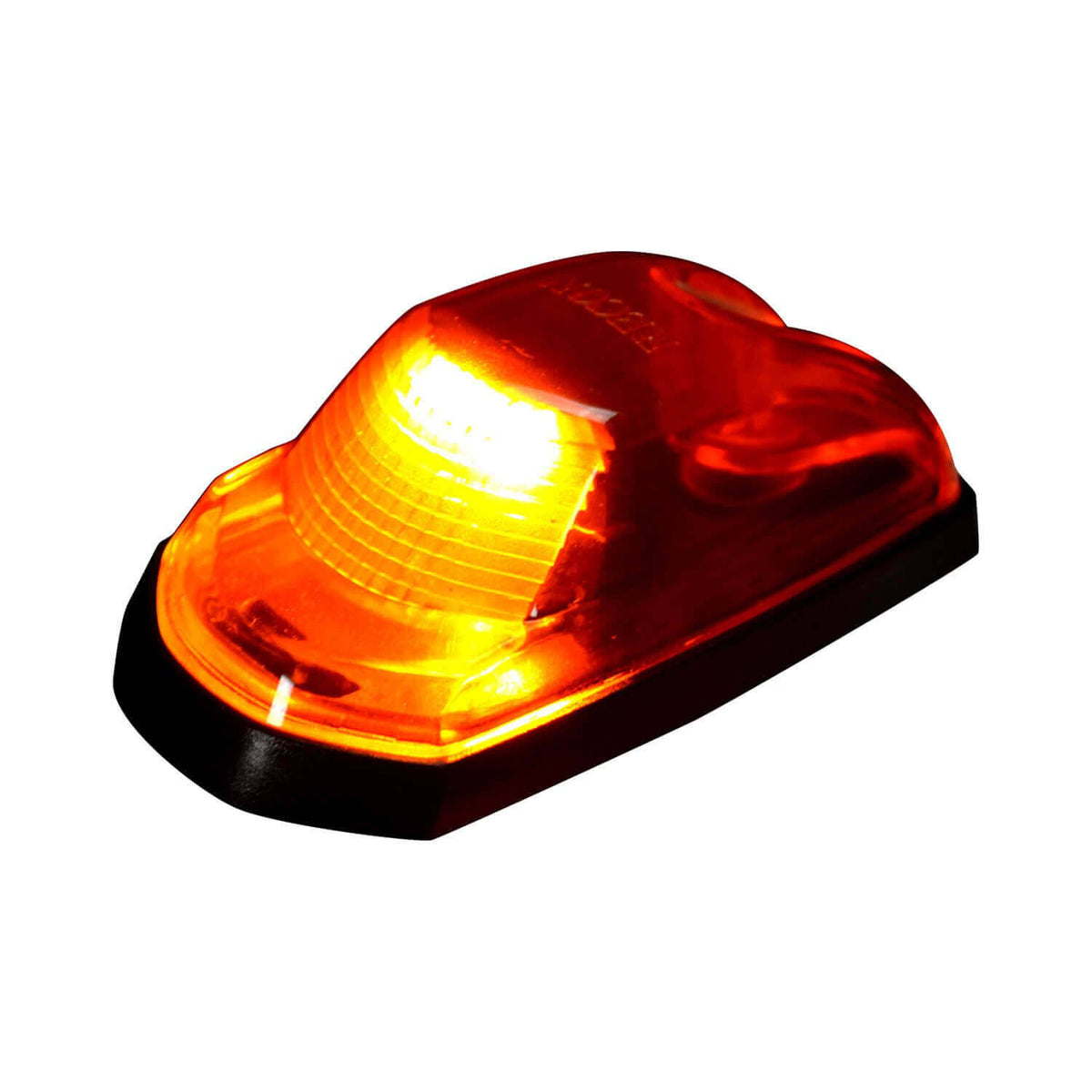 Black High-Power LED Cab Roof Light with Amber Lens D44812