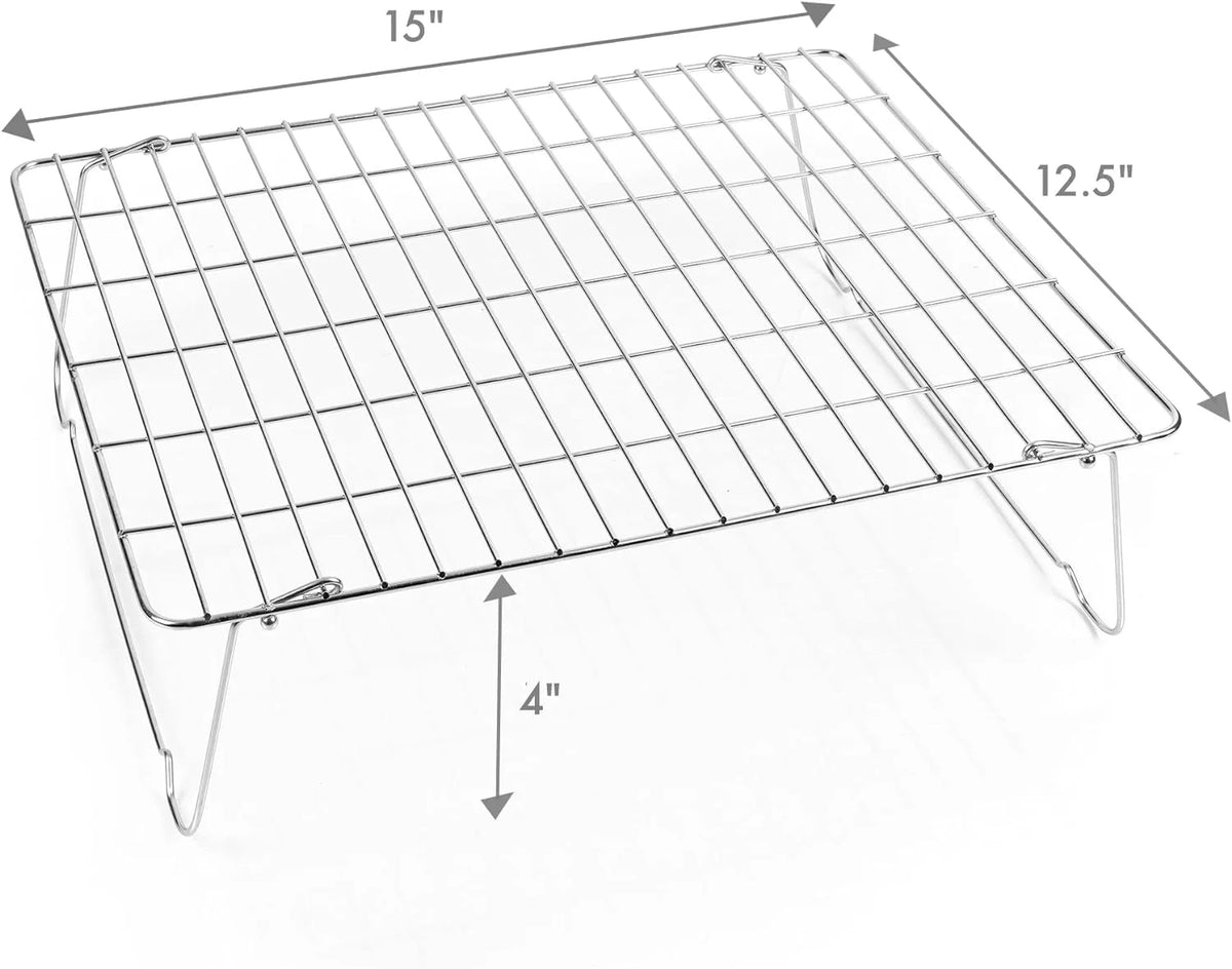 Stainless Steel Accessory Shelf With Folding Legs O466