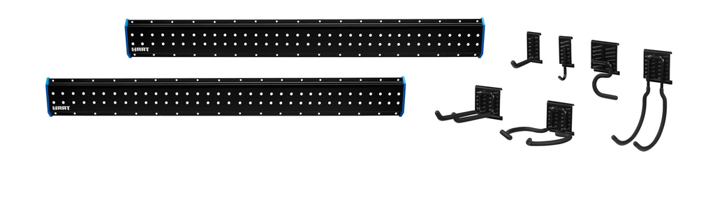 12-Piece Garage Storage Rail Starter Kit V6526