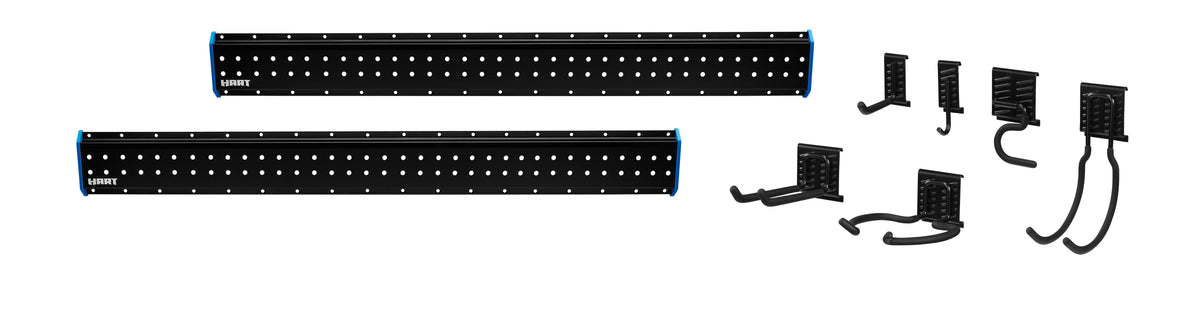 12-Piece Garage Storage Rail Starter Kit V6526