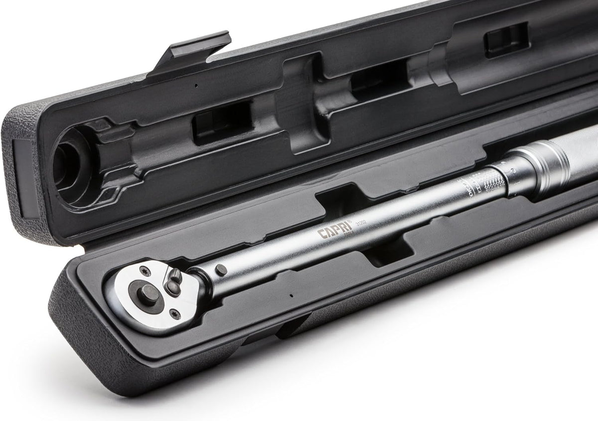30-250 Foot Pound Industrial Torque Wrench, 1/2" Drive, Matte Chrome B82653