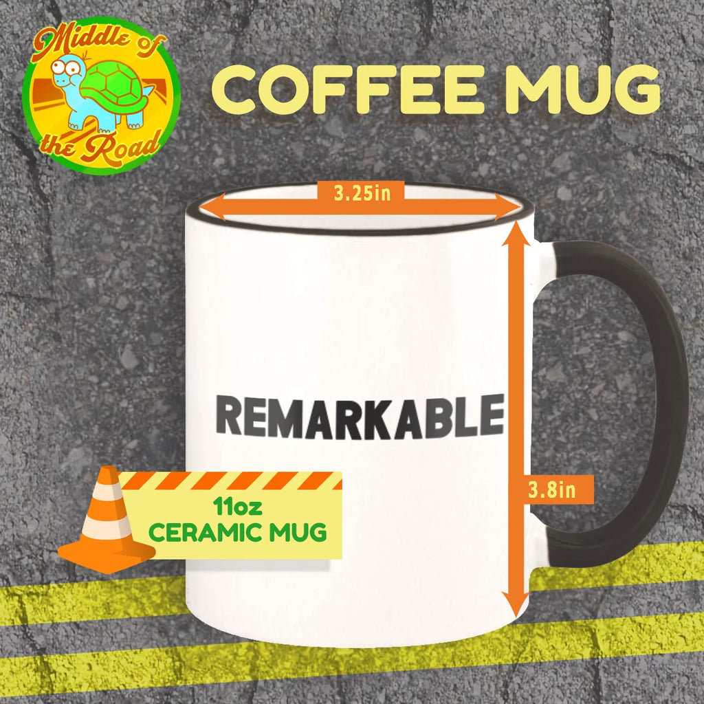 11oz Colored Handle and Rim Coffee Mug J993