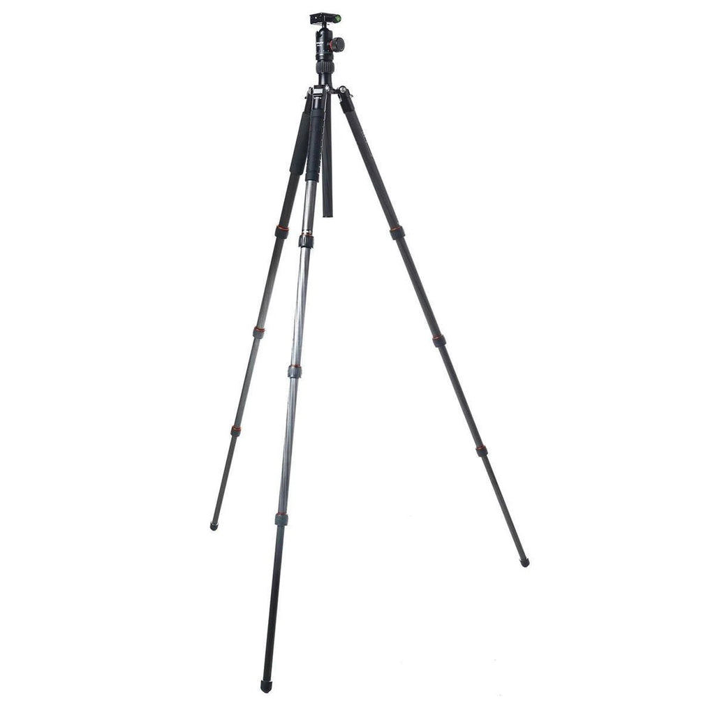 Carbon Fiber Tripod with Built-in Monopod Ball Head R126