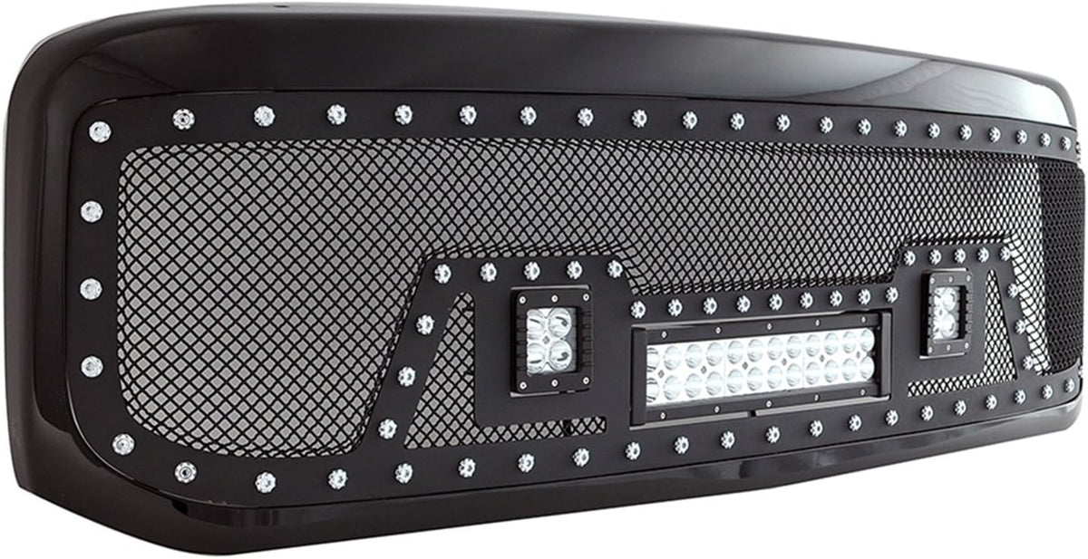 Black Mesh Packaged Grille V559